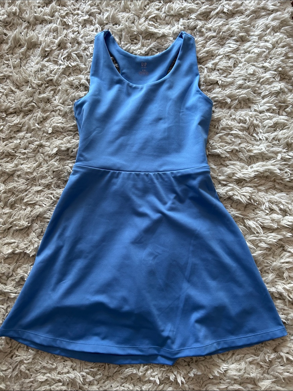GAP Girls 8 M Periwinkle Scoop-Neck Tennis Dress w/Shorts